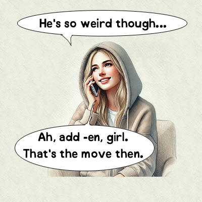adjective endings in german - the 80% hack