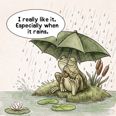 cartoon for the double meaning of "it" and "es"
