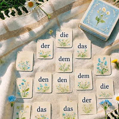 German case chart - memory game